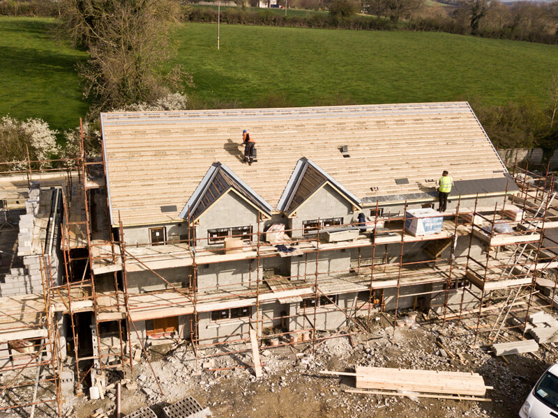 Travaux de construction en cours